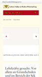Mobile Screenshot of lehrer-online-bw.de